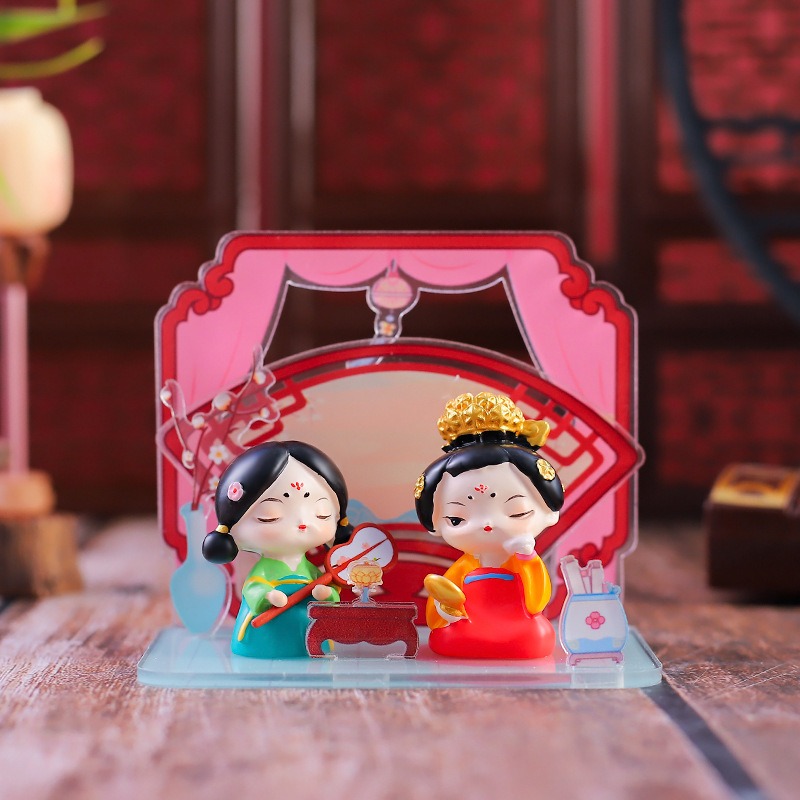 唐仕女場(chǎng)景擺件