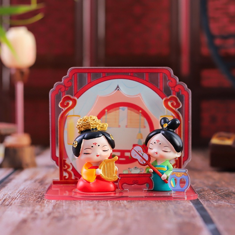 唐仕女場(chǎng)景擺件