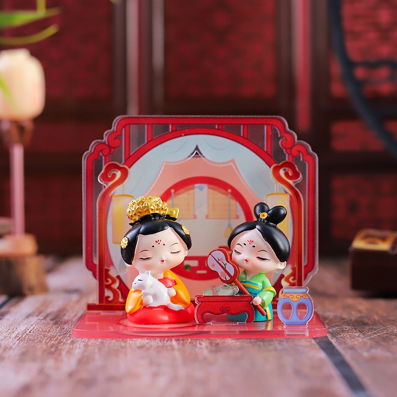 唐仕女場(chǎng)景擺件