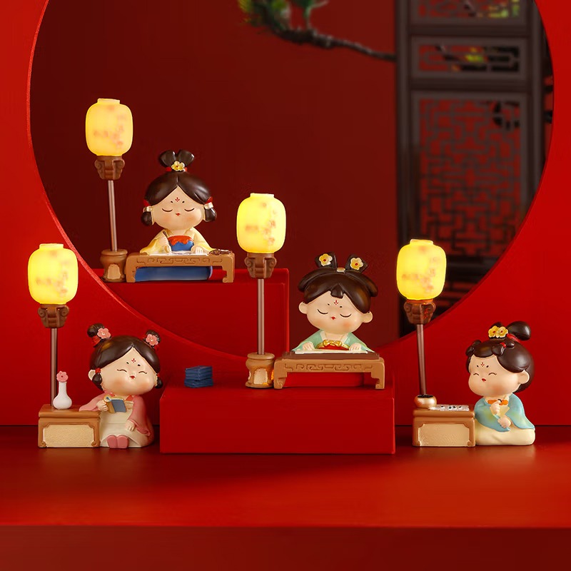 唐仕女琴棋書(shū)畫(huà)系列