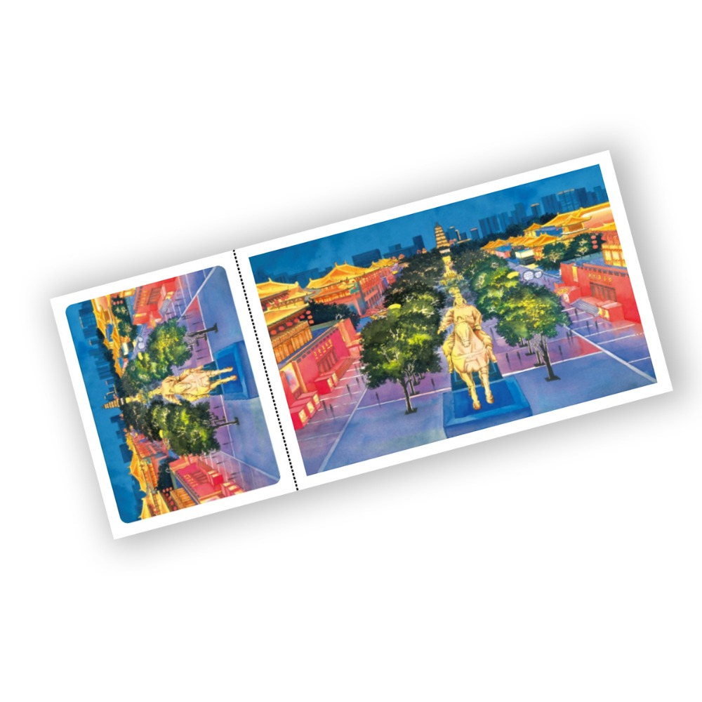 膠片透光明信片可蓋章