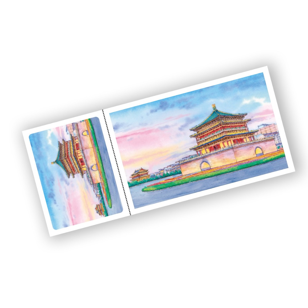 膠片透光明信片可蓋章