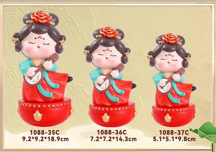 唐宮賦不倒翁小中大號