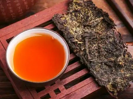 一杯金花茶半部絲路史陜西涇陽(yáng)茯茶