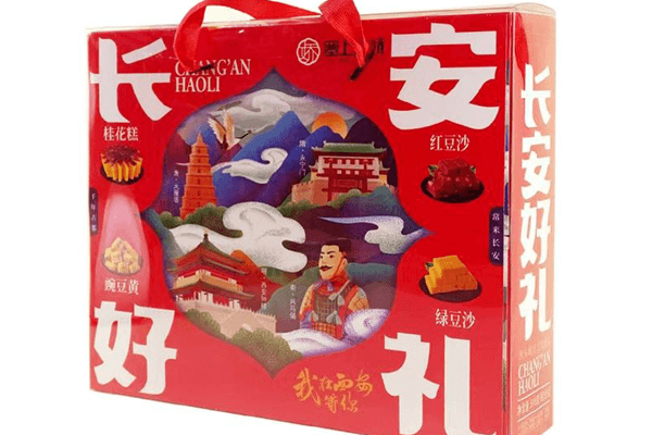 西安禮物糕點(diǎn)組合豌豆黃+桂花糕+豆沙糕+紅豆糕陜西特產(chǎn)廠家直供