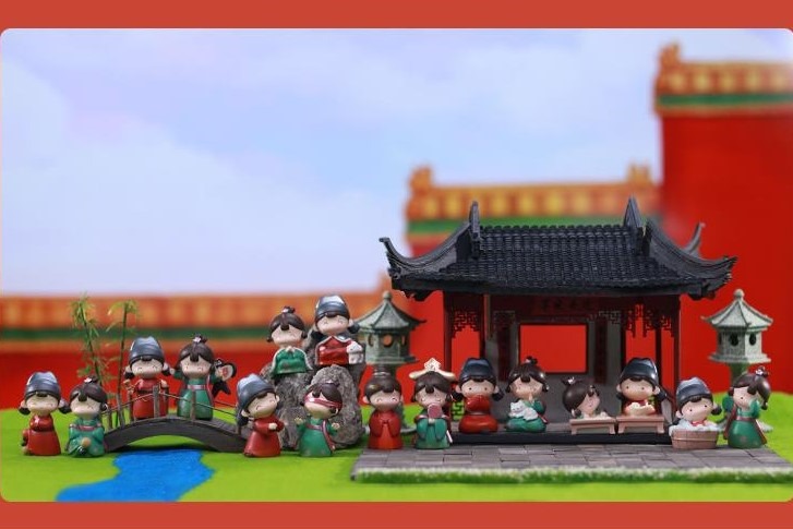 青梅竹馬擺件 青梅竹馬擺件